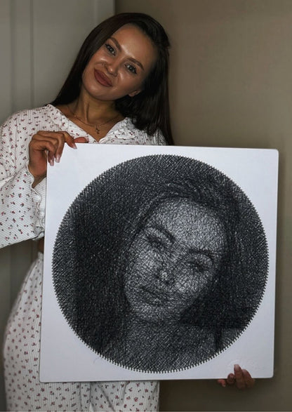 Artme Kişiye Özel String Art Tablo Kiti